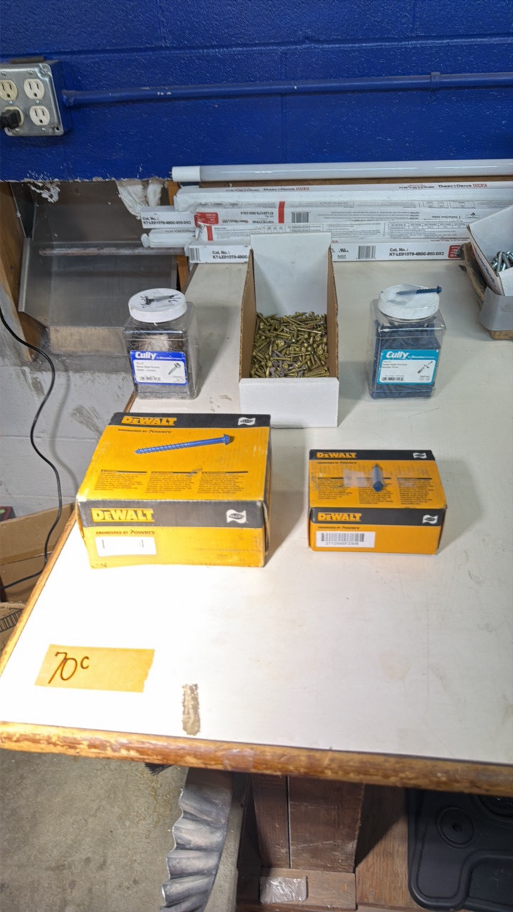 DeWalt Concrete screws Cully Metal screws and nail-in