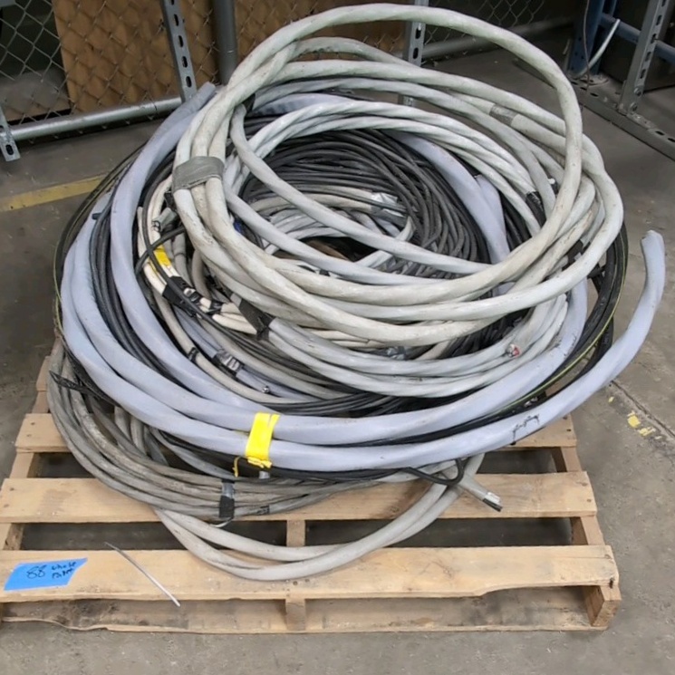 Pallet of wired cable