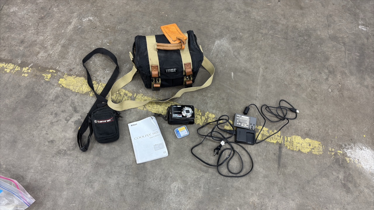 Nikon Coolpix Camera, chargers, camera bags