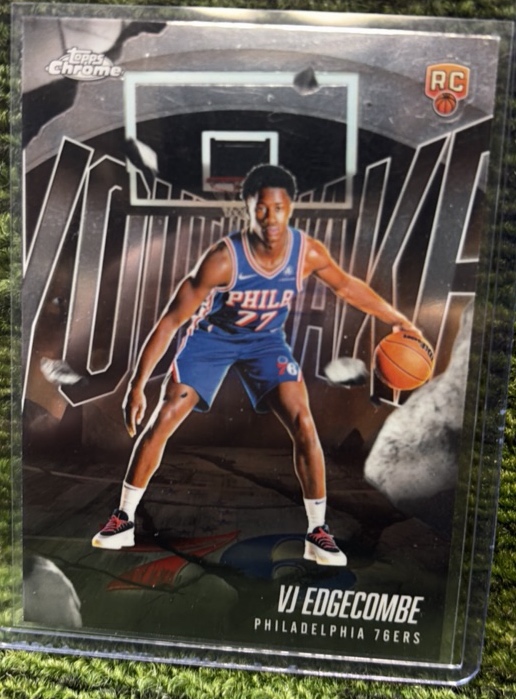 2025-26 Topps Chrome YouthQuake VJ Edgecombe RC #YQ-3 Philadelphia 76ers