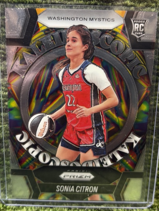 2025 Panini Prizm WNBA #13 Sonia Citron Kaleidoscopic Washington Mystics (RC)