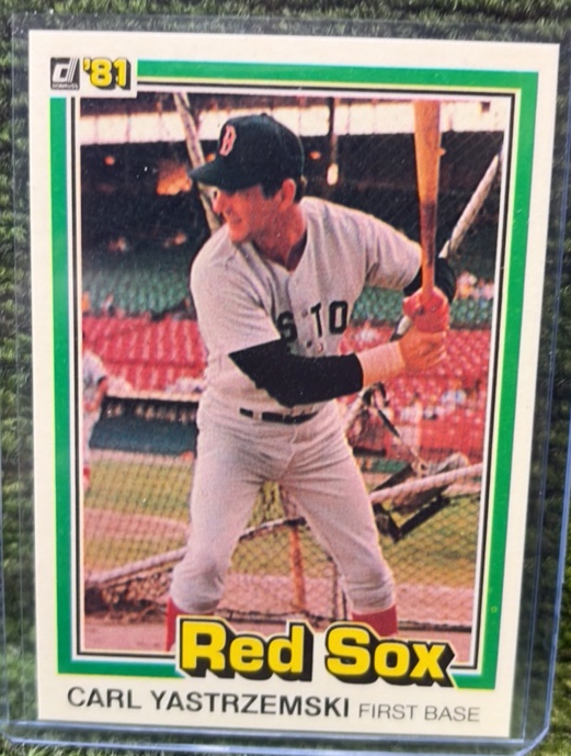 1981 Donruss - Carl Yastrzemski #214,Red Sox First Base