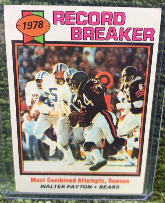 1979 Topps - Record Breaker Walter Payton #335 Chicago Bears HOF