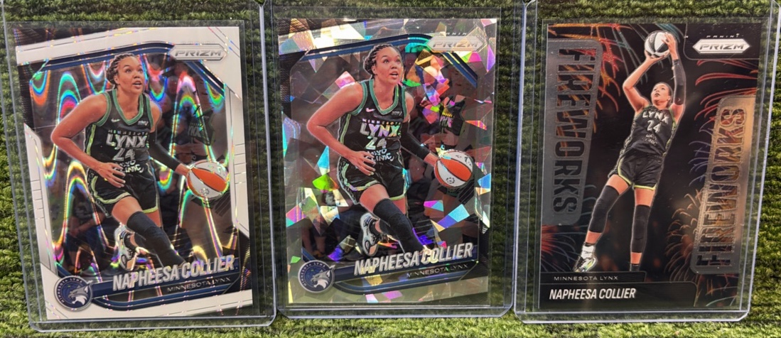 Napheesa Collier WNBA LYNX Lot of 3 INSERTS Three Cards in Total