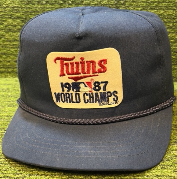 1987 Minnesota Twins World Series TRUCKER HAT   RETRO