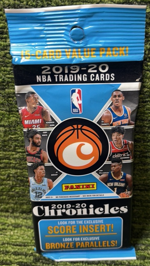 201920 Panini Chronicles Basketball Jumbo Value Pack 15 Cards