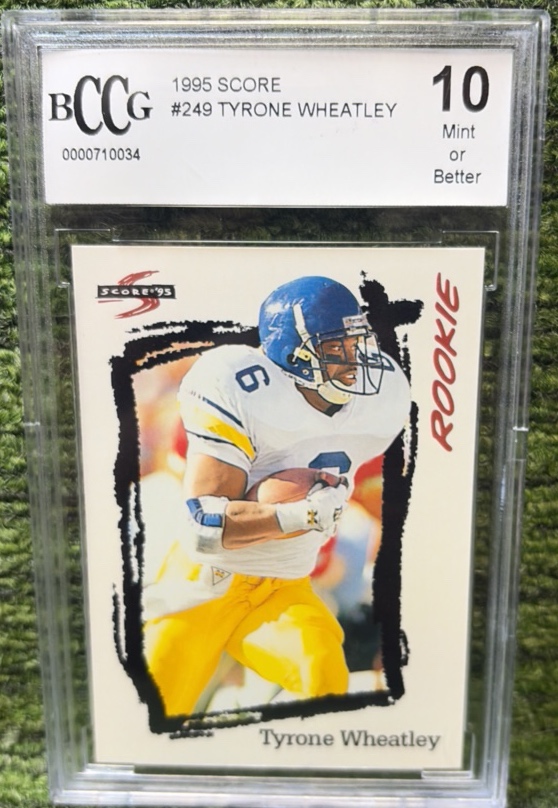 1995 Score Tyrone Wheatley Rookie Card RB GIANTS