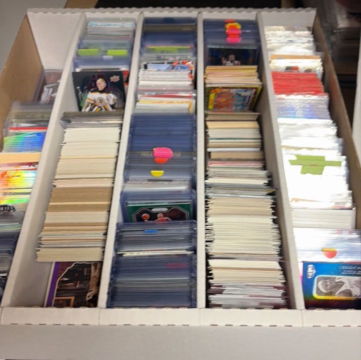 Monster Box almost Full of Mixed Sports & Cards- Little of EVERYTHING