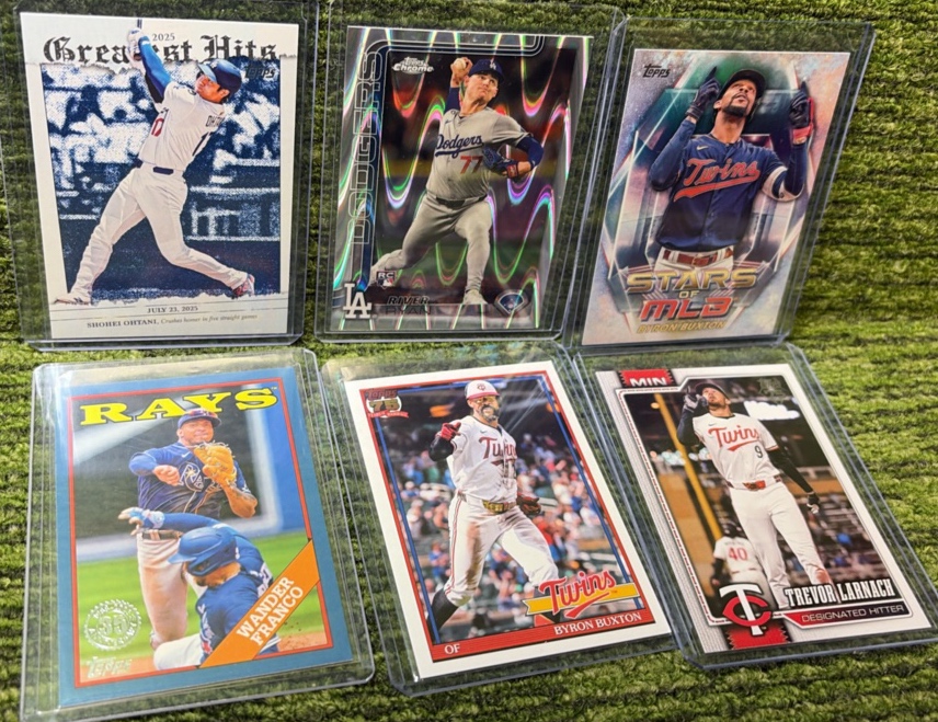 Mixed MLB Lot of 6 Cards  SHOHEI , Parallels, & BYRON  Six Cards in Total