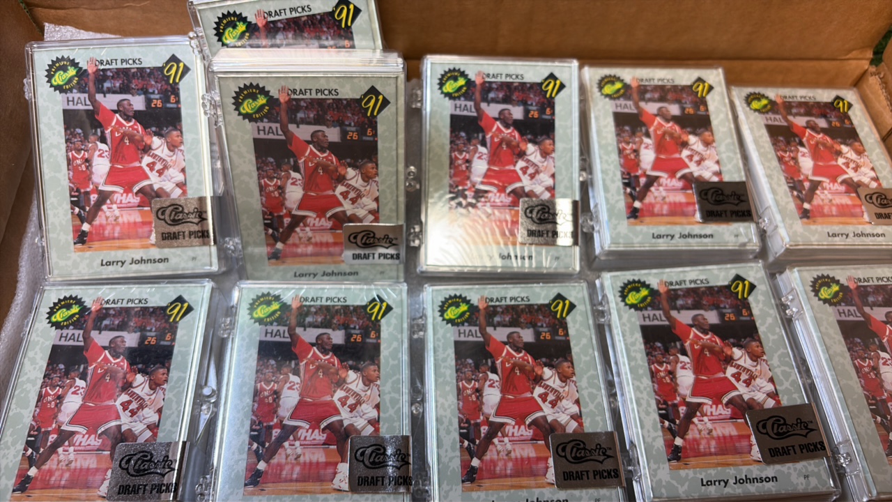Box of 1991 CLASSIC DRAFT PICKS BASKETBALL PREMIERE EDITION #D 450,000 SETS
