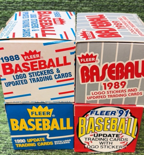 1988 1989 1990 1991Topps Baseball Traded Complete Factory Sets 4