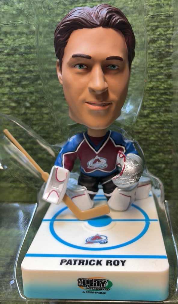 Patrick Roy BOBBLE HEAD -Colorado Avalanche Goalie Great Nice in the Box Upper Deck 01-02