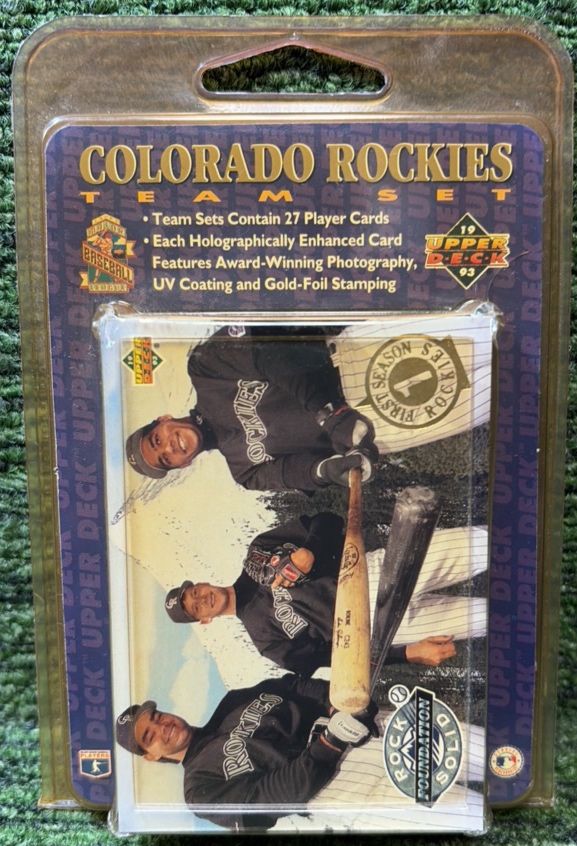 1993 Upper Deck Colorado Rockies Team Set 27 Cards SEALED 1st Season