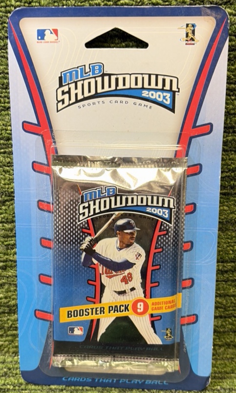 2003 MLB Showdown Booster 9card pack hanger Brand New w Tori Hunter on Pack