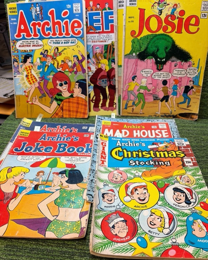 VINTAGE Archie Comic Books & More  Over 10 in Total LOT 