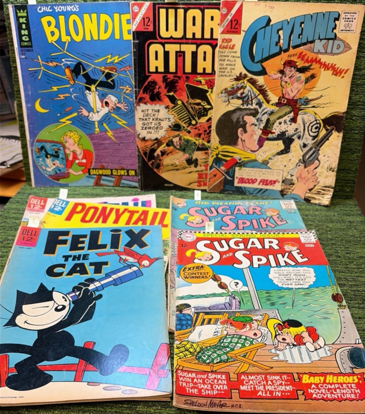MIXED VINTAGE COMIC BOOKS- 8 in Total   from the 70s 