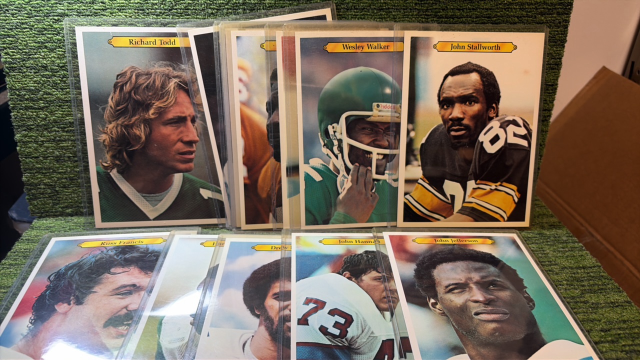 1980 Topps GIANT FOOTBALL PHOTO Card 5X7 John Stallworth 14 Pittsburgh Steelers