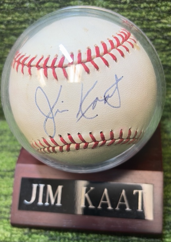 Jim Kaat Sweet Spot Autographed Official MLB Rawlings Ball- Minnesota Twins Legend