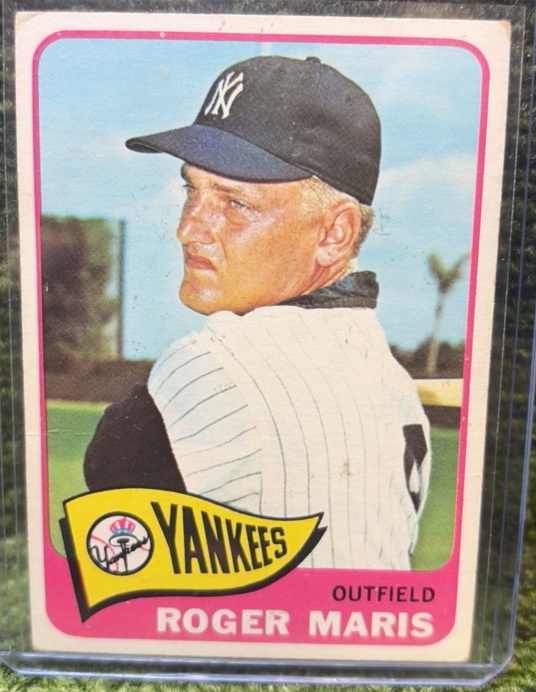 1965 Topps #155 Roger Maris Yankees Vintage MLB Card