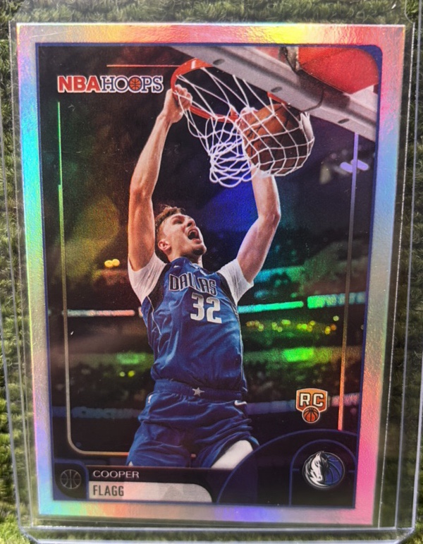 2025-26 Topps NBA Hoops Silver Holo Cooper Flagg #35 RC