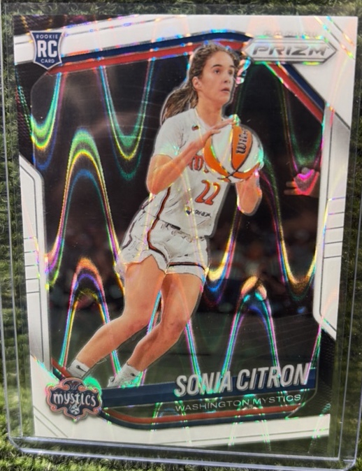 2025 Panini Prizm WNBA - Sonia Citron #122 White Seismic Prizm (RC)