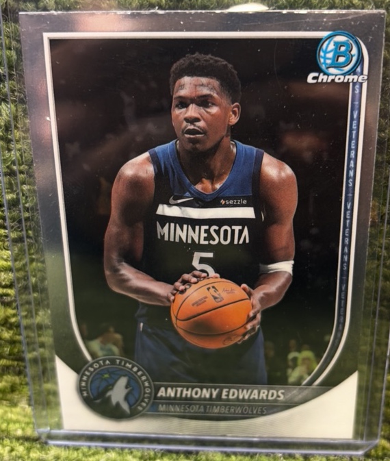 2025-2026 Bowman Chrome Anthony Edwards Silver Refractor #BCV-103