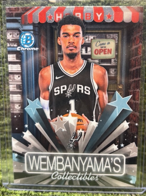 VICTOR WEMBANYAMA 2025-26 Bowman Basketball #HS-15 Hobby Stars Insert - Spurs