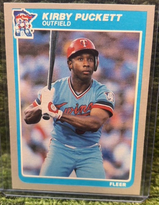 1985 Fleer Kirby Puckett #286 Minnesota Twins RC Rookie TWINS 