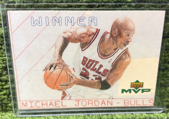 1999-00 Upper Deck MVP Draw Your Own #W21 Michael Jordan Bulls