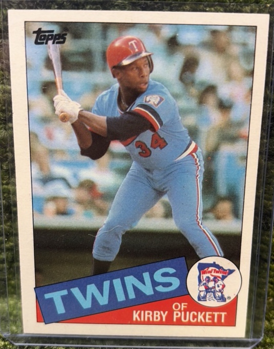 KIRBY PUCKETT #536 -  1985 TOPPS  - ROOKIE RC Minnesota Twins