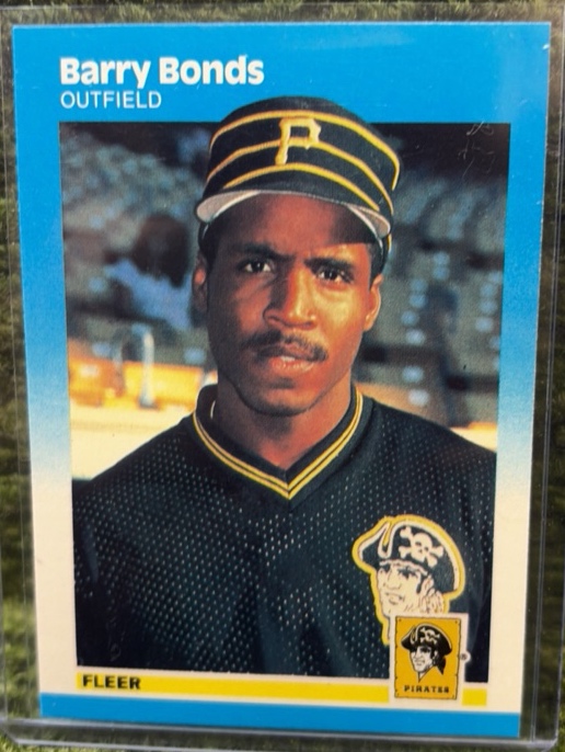 1987 Fleer Barry Bonds Rookie #604 Pittsburgh Pirates Baseball Card