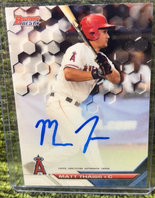 2016 Bowmans Best Best of 2016 Refractor Autographs #B16-MTH MATT THAISS Signed