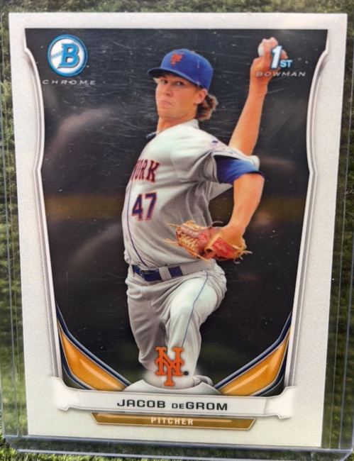 2014 Bowman Chrome Jacob DeGrom Prospect RC BCP73 Mets