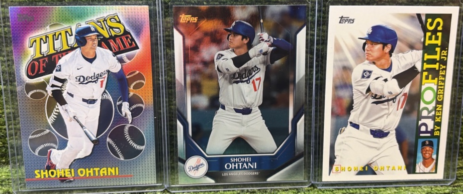 Shohei Ohtani Lot  3 Cards in Total - Los Angeles Dodgers Legend