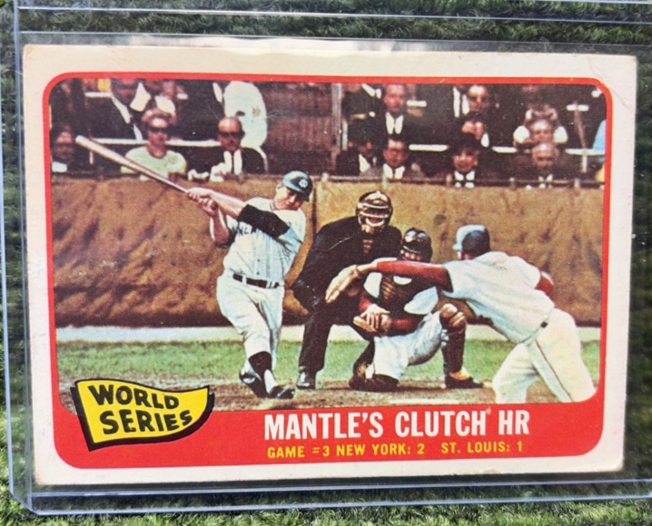 1965 Topps - Mickey Mantle #134 Mantles Clutch HR New York Yankees