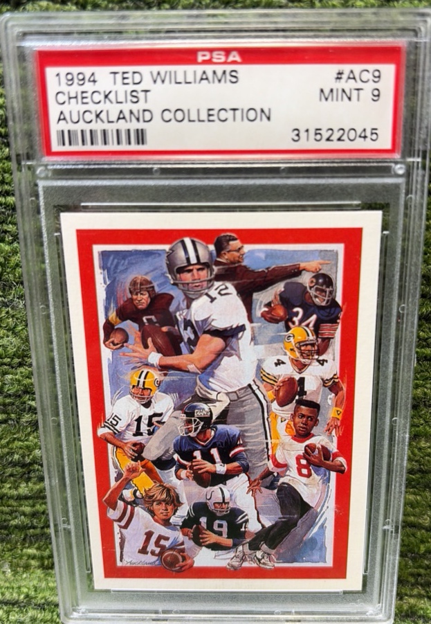 1994 Ted Williams Auckland Collection #AC9 PSA Graded MINT
