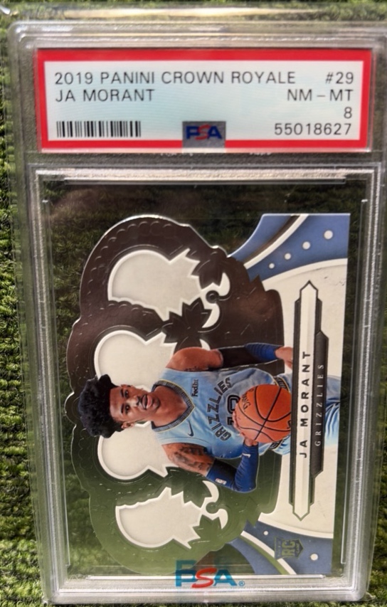 2019 Panini Crown Royale Ja Morant Rookie PSA 8 Gem Mint Grizzlies RC