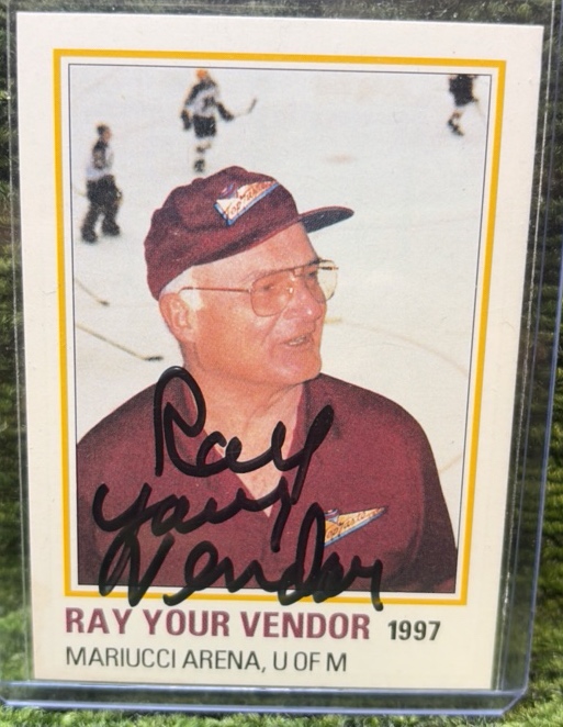 1997 Ray the Vendor Minnesota Auto Big League Twins, Vikings, Wild, Gopher (B18)