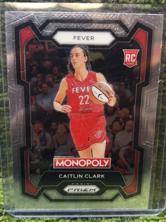 CAITLIN CLARK 2024 Panini WNBA Monopoly Prizm Rookie Indiana Fever #65 RC