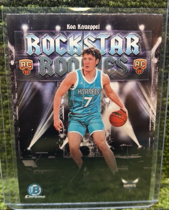 2025-26 Bowman Basketball Kon Knueppel Rookie RC Rockstar Rookies #RR-4 Hornets