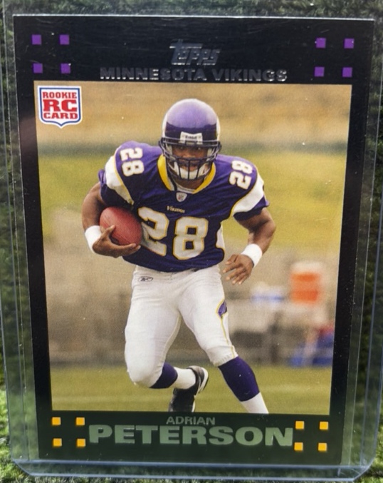 2007 Topps Adrian Peterson Minnesota Vikings Rookie Card #301