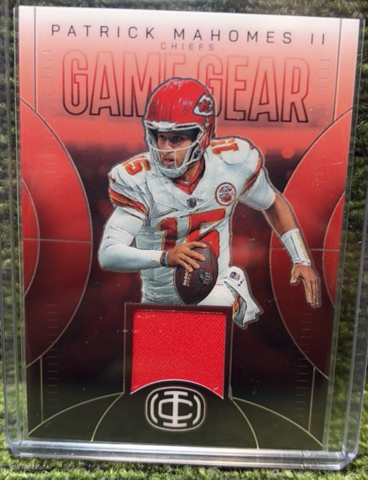 2025 Panini Icon Collections Patrick Mahomes II #GG-3 Game Gear Jersey