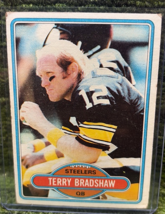 1980 Topps TERRY BRADSHAW #200 PITTSBURGH STEELERS HOF