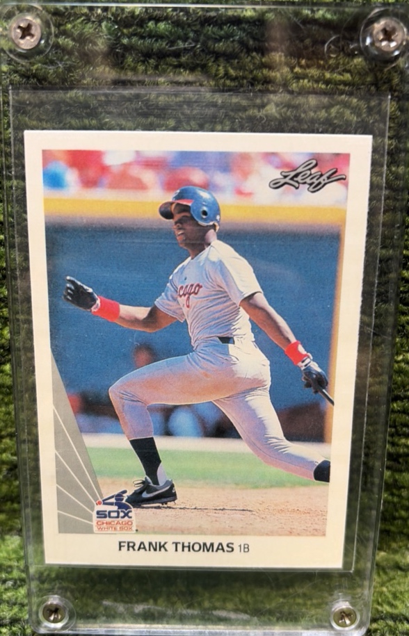 Leaf 1990 Frank Thomas #300 Rookie Chicago White Sox Baseball Card