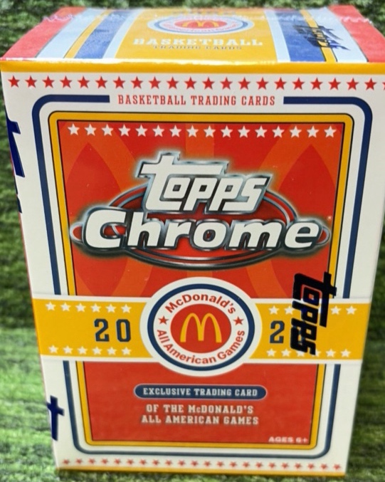 2022 Topps Chrome McDonalds All American Basketball Blaster Box Factory Sealed