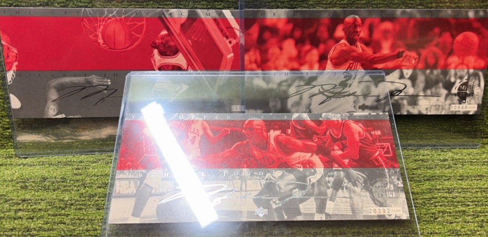 1994 Upper Deck Michael Jordan Rare Air Jumbo 3.5 x 8 card 30,000 lot of (3)