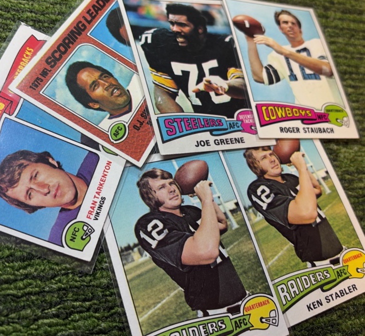 Football & Movie Card Lot Of  Different Years See Pictures Approx. 200 Cards