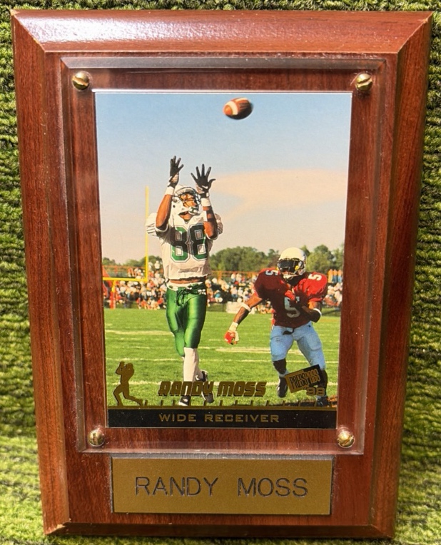 1998 Randy Moss RC Press Pass #5 Gold Rookie Marshall Minnesota Vikings RC