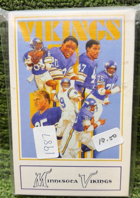 1987 Minnesota Vikings Police Football Trading Cards  Complete Set of 14