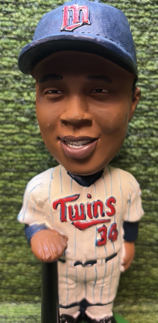 Kirby Puckett #34 Bobble Head- Minnesota Twins Legend!  Cool! 1987 World Series Edition !